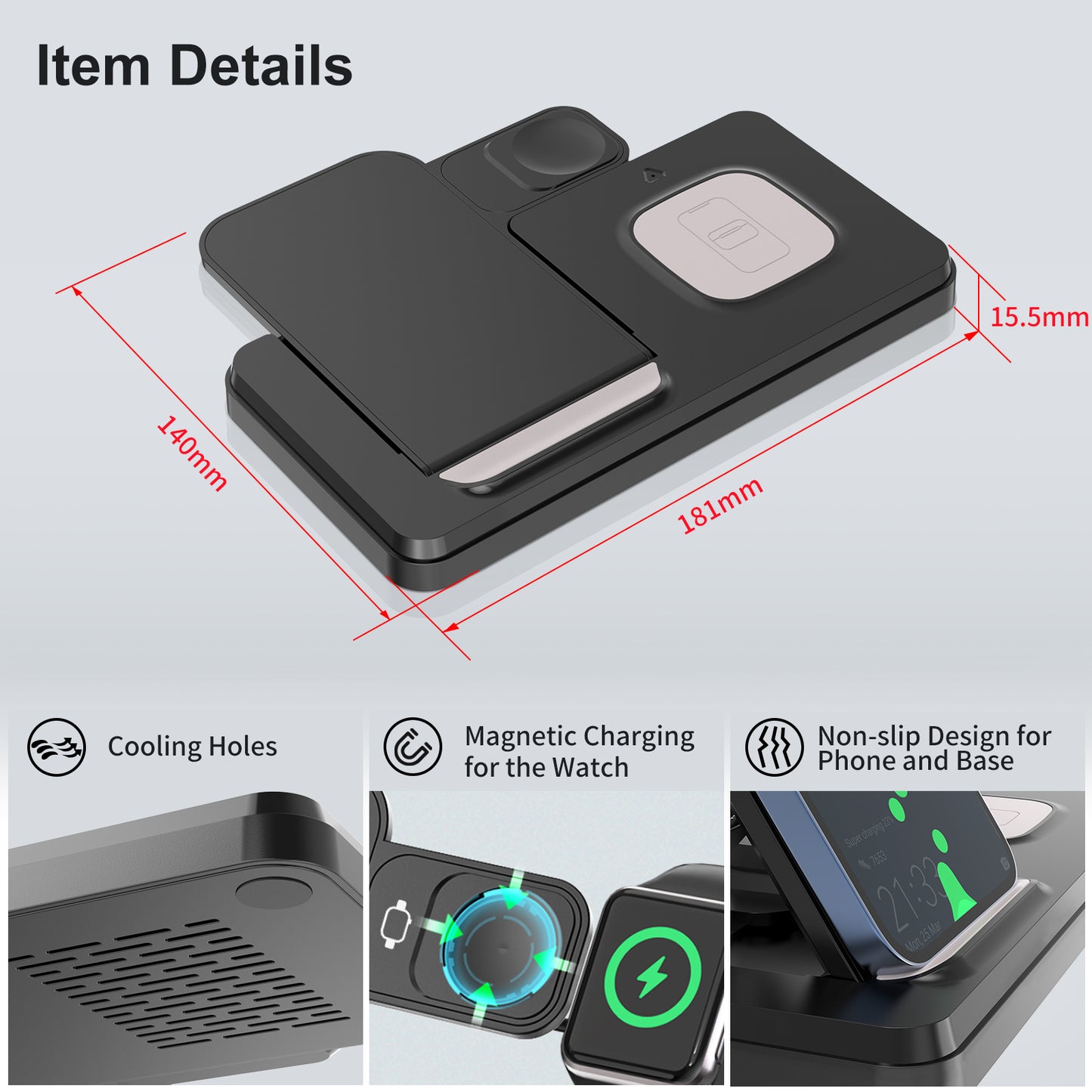 3 in 1 Wireless Charger