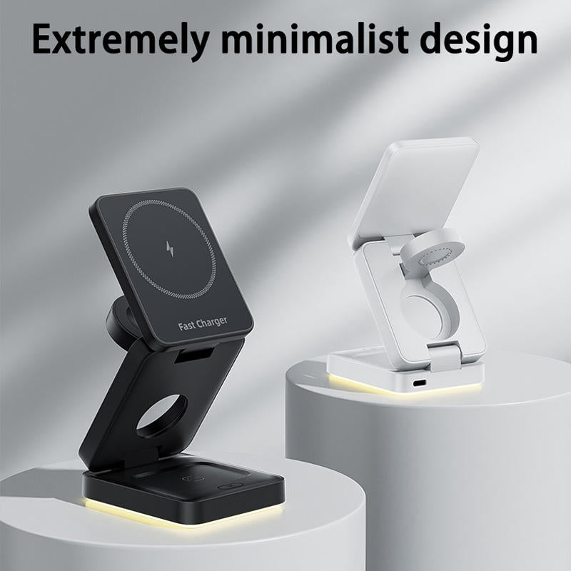3-in-1 Magnetic Wireless Charger View 4