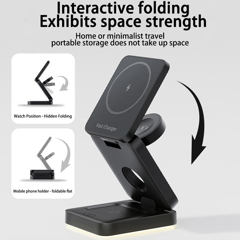 3-in-1 Magnetic Wireless Charger View 5