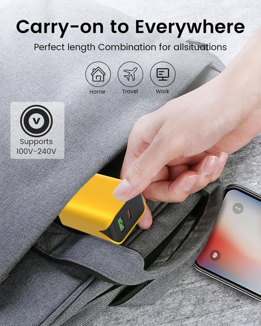 3 Packs 20W USB C Charger Block