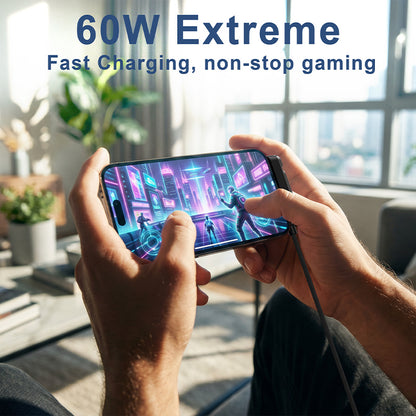 2 in 1 USB-C Cable 60W