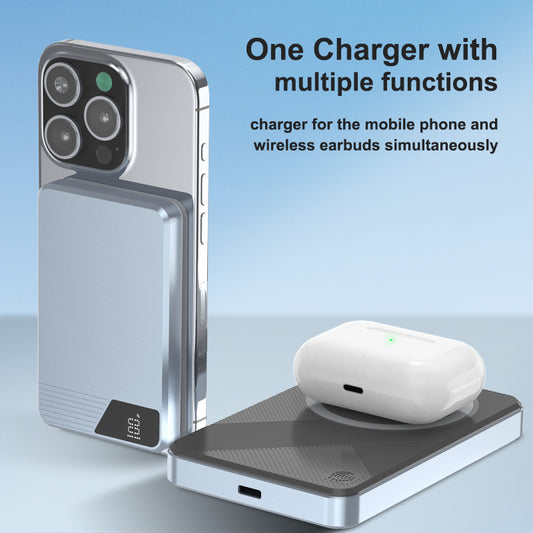 2 in 1 10000mah Wireless Power Bank