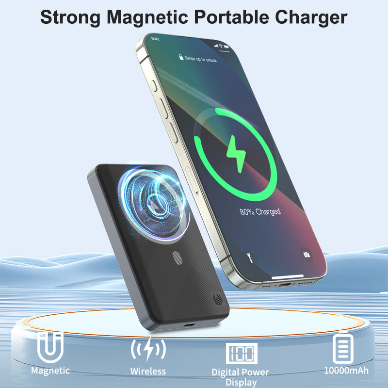 2 in 1 10000mah Wireless Power Bank
