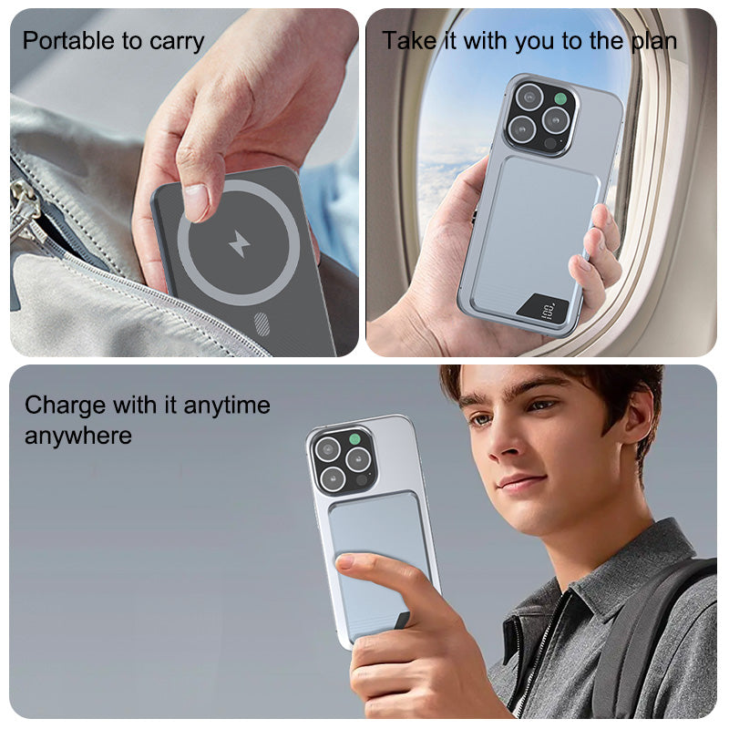 2 in 1 10000mah Wireless Power Bank